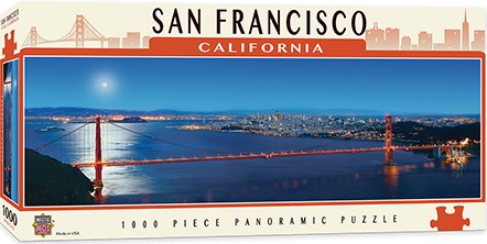 Cityscape: San Francisco - 1000pc Panoramic Jigsaw Puzzle By Masterpieces