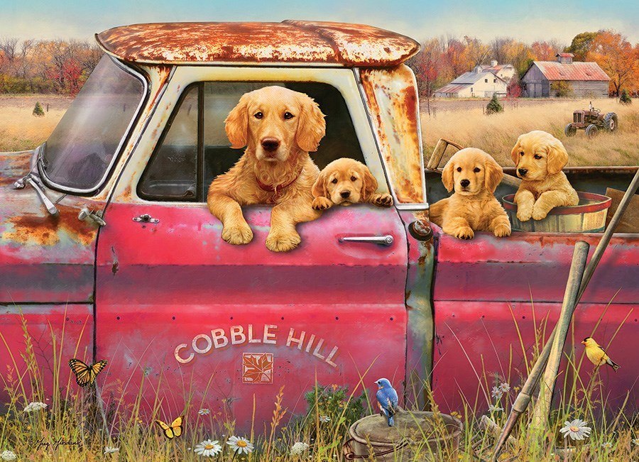 Cobble Hill Farm - 1000pc Jigsaw Puzzle by Jack Pine
