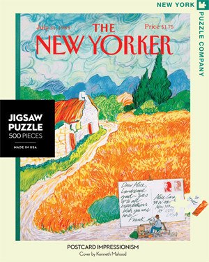 Postcard Impressionism - 500pc Jigsaw Puzzle by New York Puzzle Co.