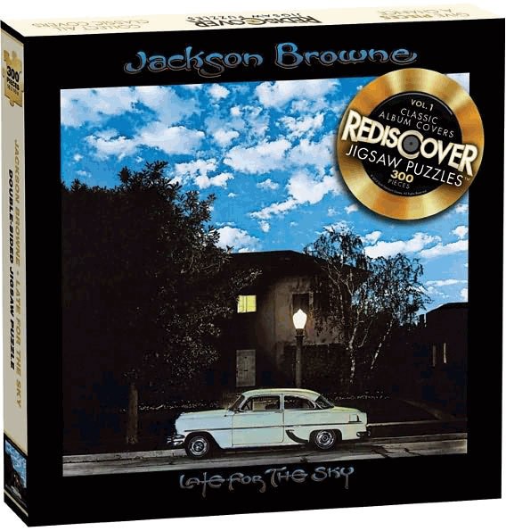 Jackson Browne "Late for the Sky" - 300pc Double Sided Jigsaw Puzzle by Rediscover