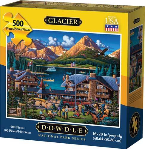Glacier National Park - 500pc Jigsaw Puzzle by Dowdle  			  					NEW - image 1