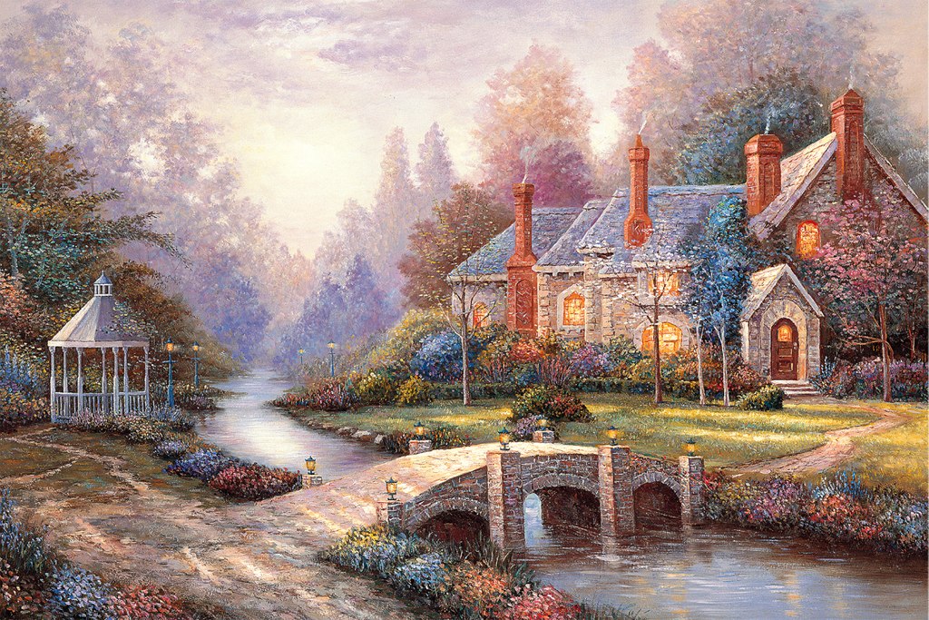 Peaceful Autumn - 1000pc Jigsaw Puzzle by Tomax