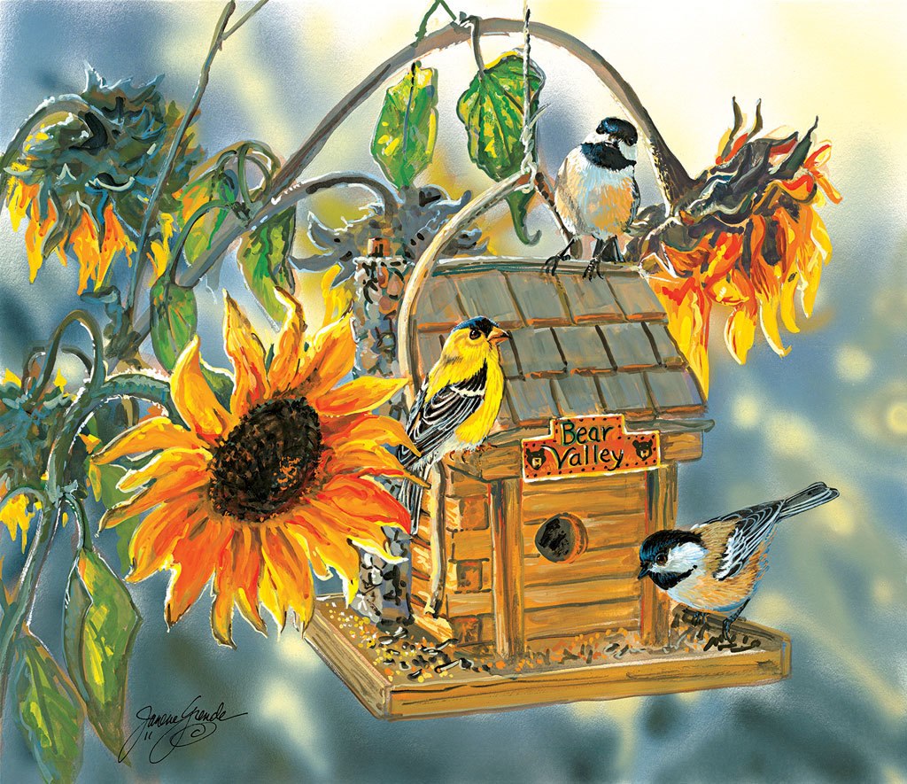 Birds at Bear Valley - 550pc Jigsaw Puzzle by Sunsout