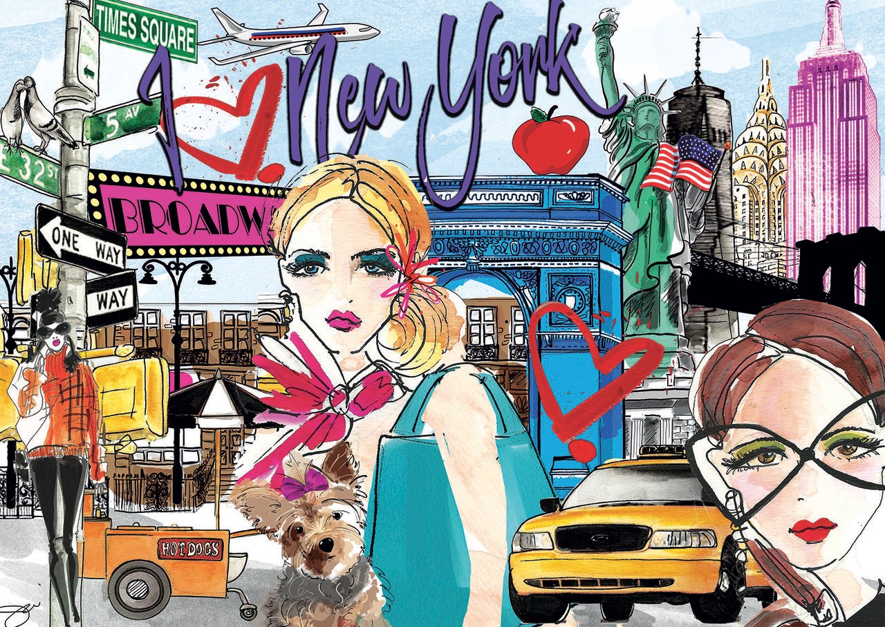 Take Me to New York - 500pc Jigsaw Puzzle by Educa  			  					NEW