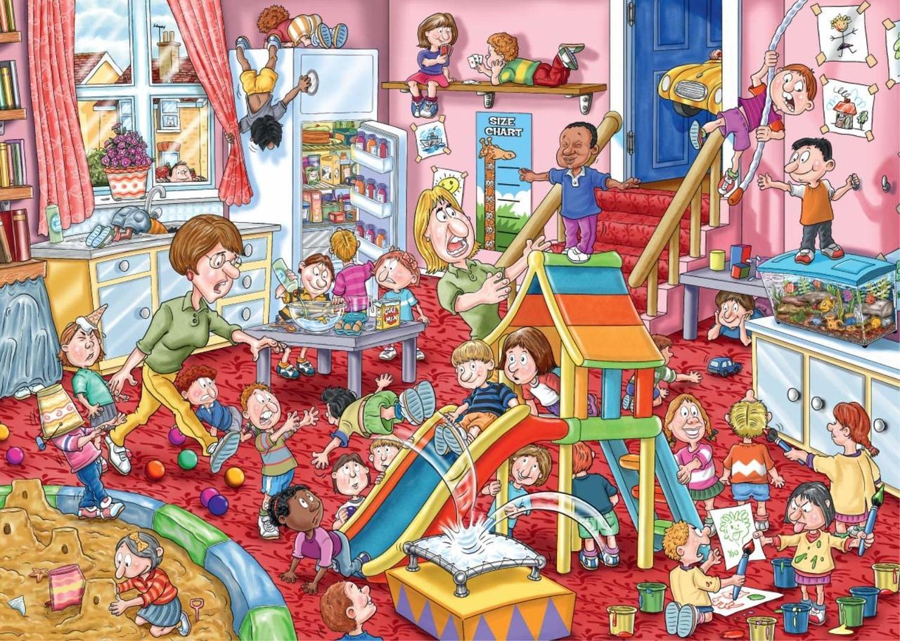 WASGIJ: Mystery 11, Childcare! - 1000pc Jigsaw Puzzle By Jumbo  			  					NEW