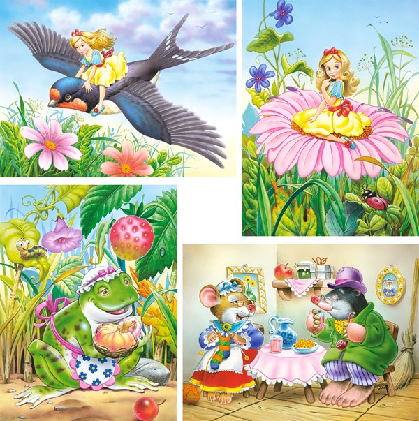 Thumbelina - 8,12,15,20pc Jigsaw Puzzle By Castorland
