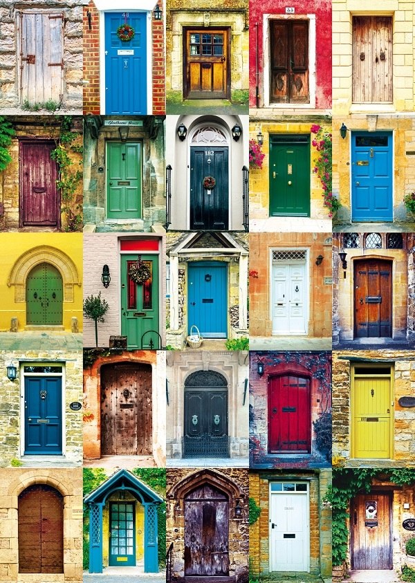 Doors - 1000pc Jigsaw Puzzle by Piatnik