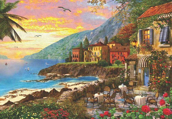 Island Sunset - 2000pc Jigsaw Puzzle by Anatolian  			  					NEW