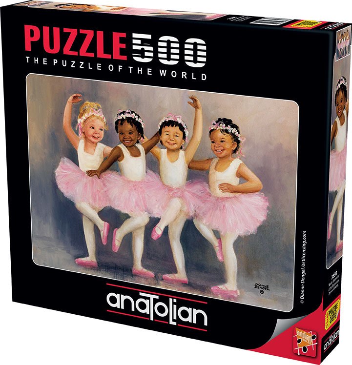 Little Ballerinas - 500pc Jigsaw Puzzle by Anatolian  			  					NEW - image 1
