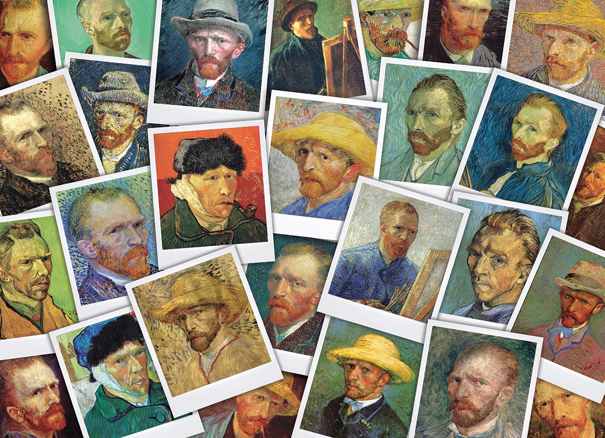 Van Gogh Selfies by Vincent van Gogh - 1000pc Jigsaw Puzzle by Eurographics