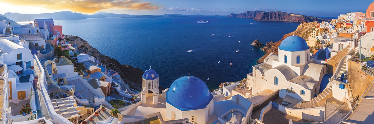 Santorini Greece - 1000pc Jigsaw Puzzle by Eurographics