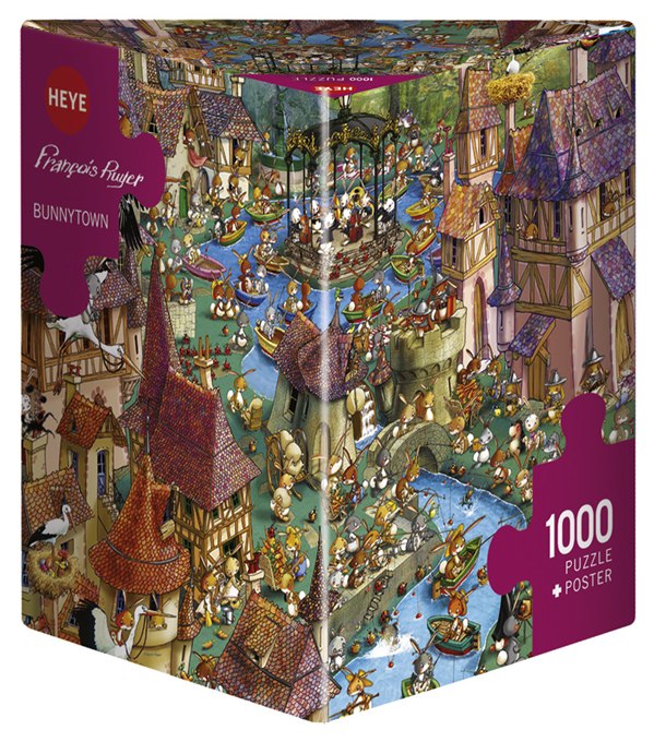 Ruyer: Bunnytown - 1000pc Jigsaw Puzzle By Heye  			  					NEW - image 1