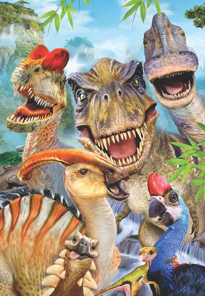 Dino Selfie - 260pc Jigsaw Puzzle by Anatolian  			  					NEW