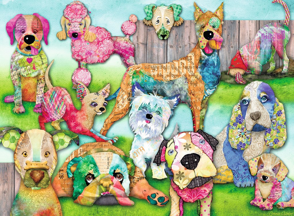 Patchwork Pups - 150pc Jigsaw Puzzle By Ravensburger