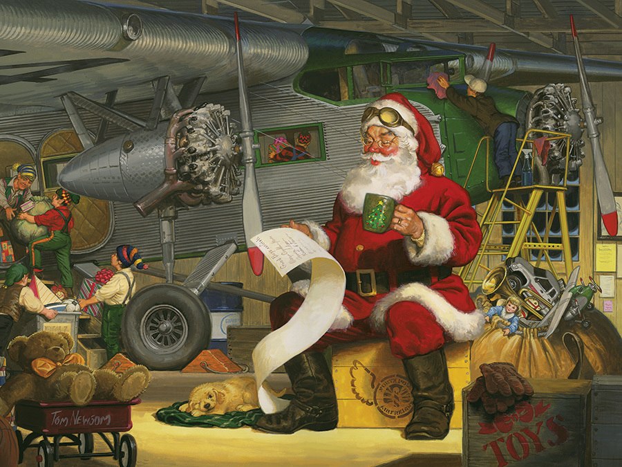 Santa's Checklist - 500pc Jigsaw Puzzle by Cobble Hill