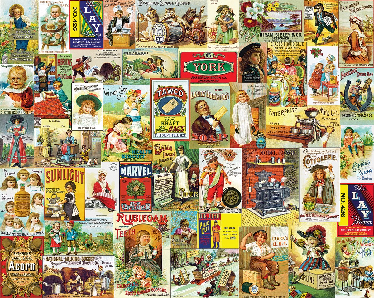 Antique Advertising - 1000pc Jigsaw Puzzle By White Mountain