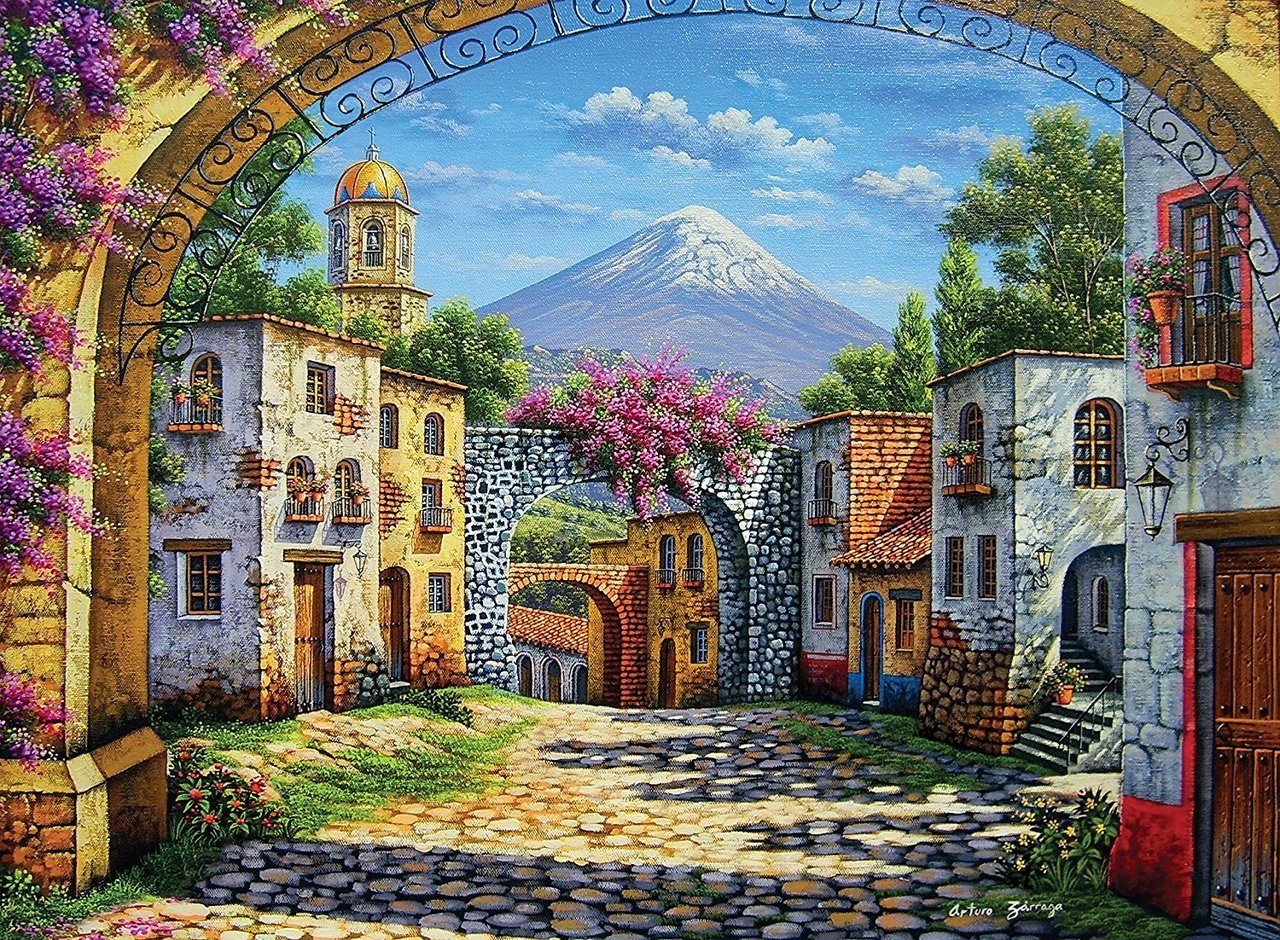 The Volcano - 500pc Jigsaw Puzzle by Clementoni