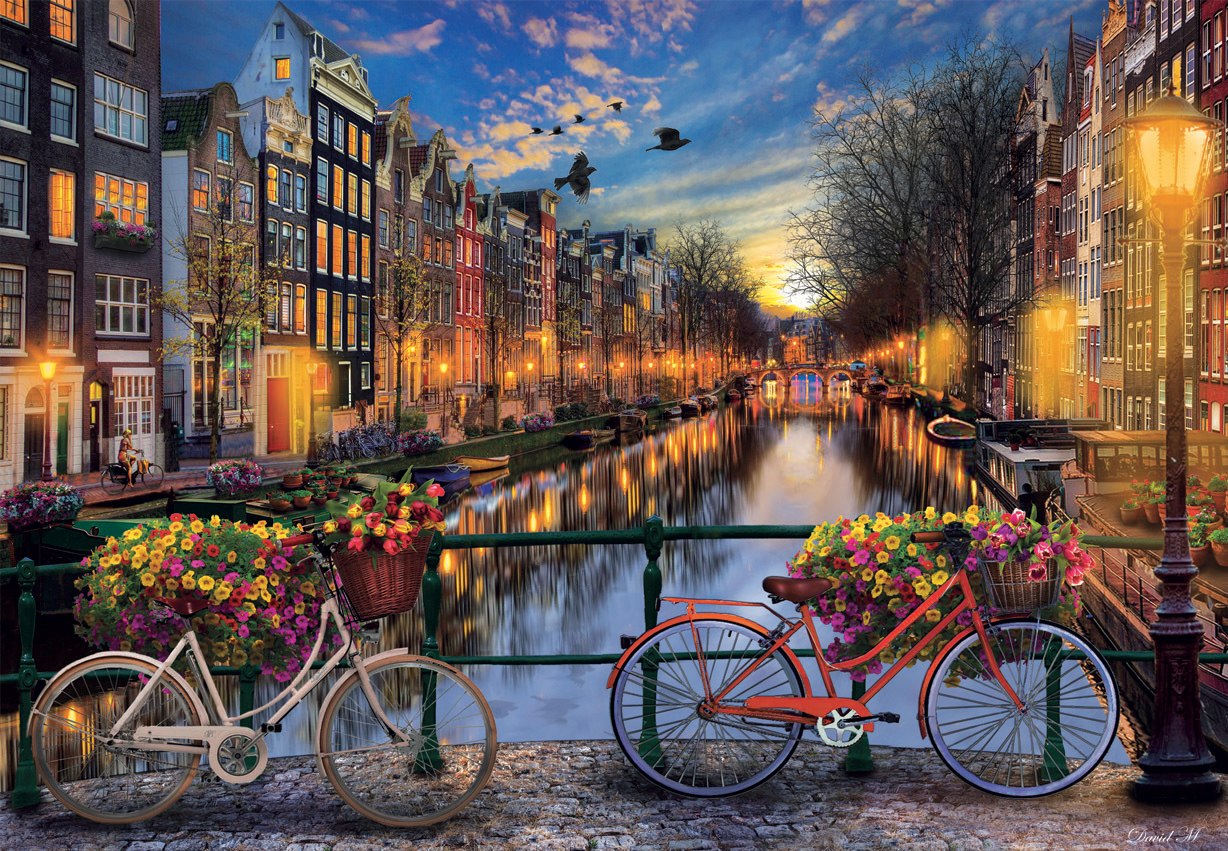 Amsterdam With Love - 2000pc Jigsaw Puzzle by Educa