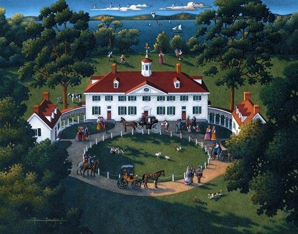 Mount Vernon - 500pc Jigsaw Puzzle by Dowdle