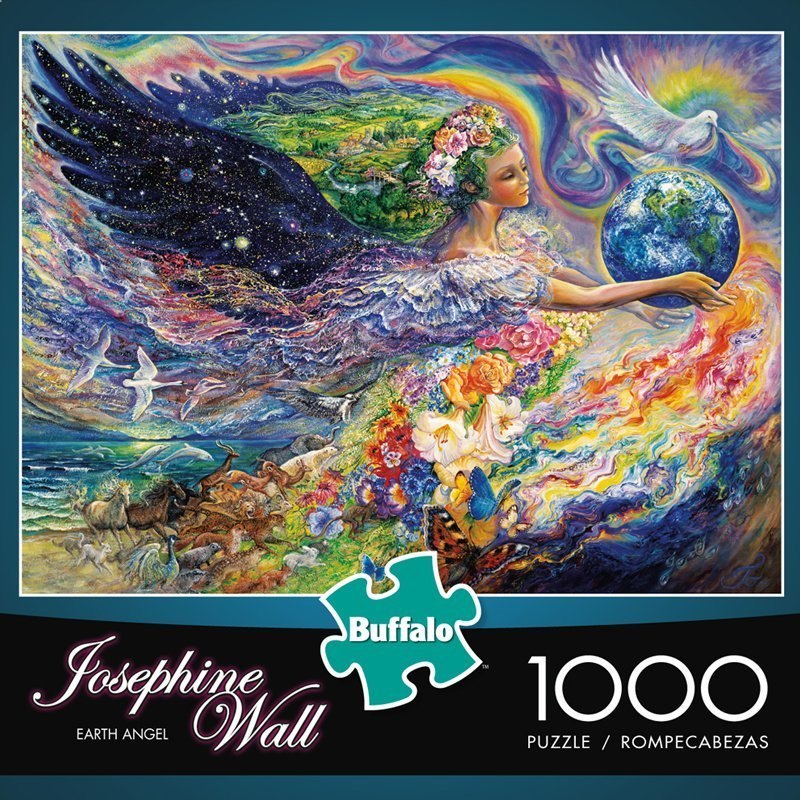 Josephine Wall:  Earth Angel - 1000pc Jigsaw Puzzle by Buffalo Games - image 1