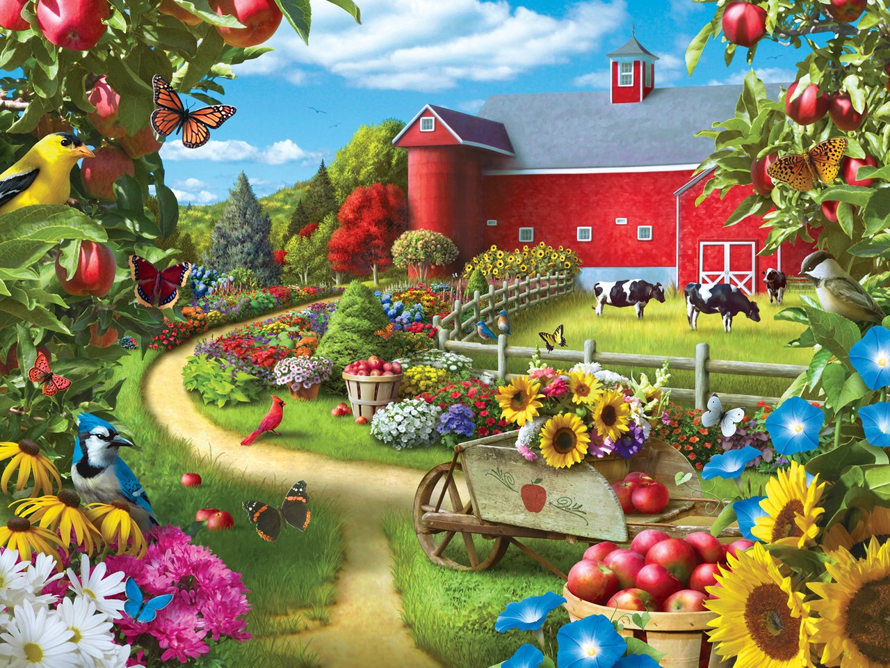 Apple of My Eye - 400pc Jigsaw Puzzle by Masterpieces  			  					NEW