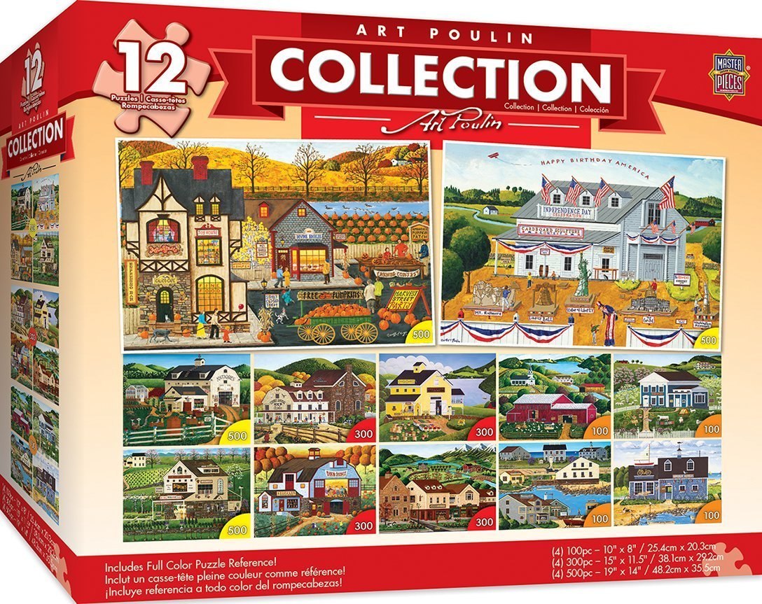 Art Poulin - 12 Pack Collection - Jigsaw Puzzle by Masterpieces  			  					NEW