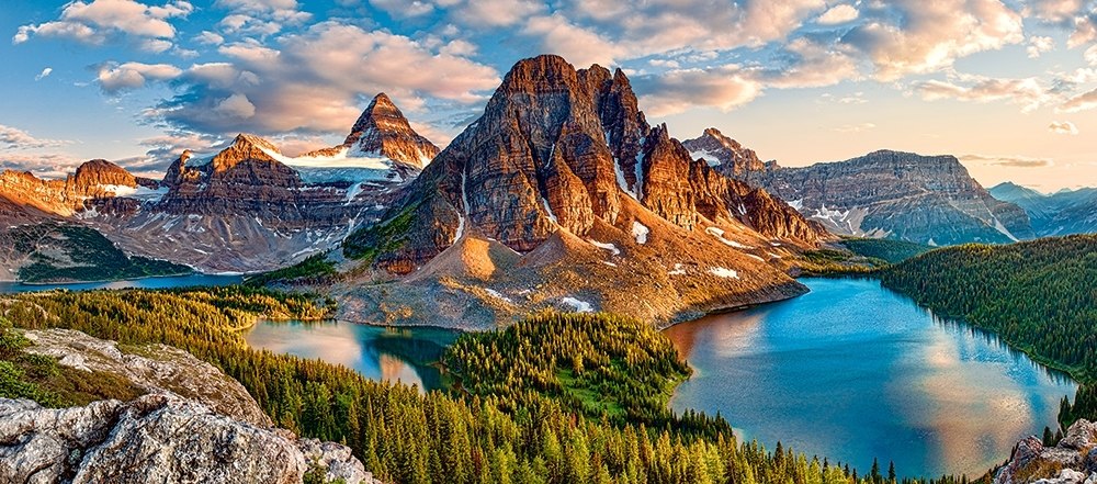 Assiniboine Sunset, Banff National Park, Canada - 600pc Jigsaw Puzzle By Castorland  			  					NEW
