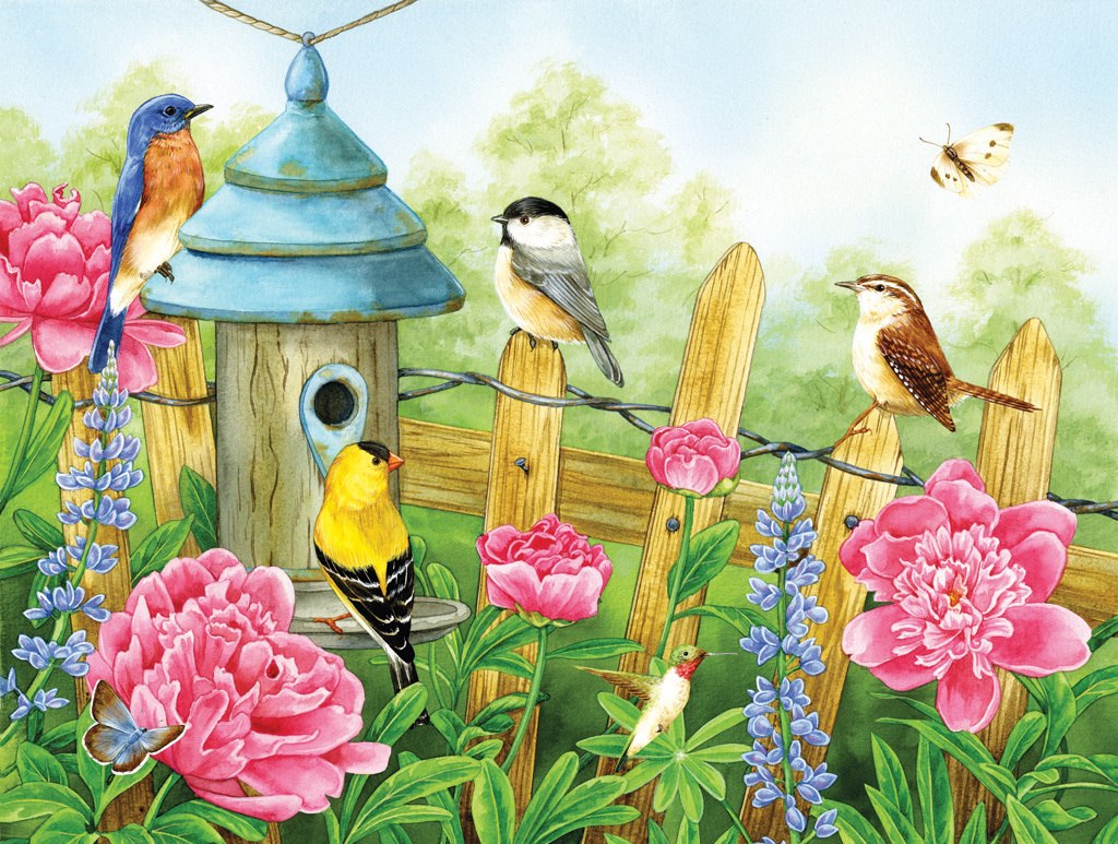 Peonies Place - 500pc Jigsaw Puzzle by SunsOut