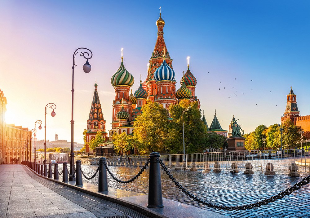 Saint Basil's Cathedral, Moscow - 500pc Jigsaw Puzzle by Castorland  			  					NEW