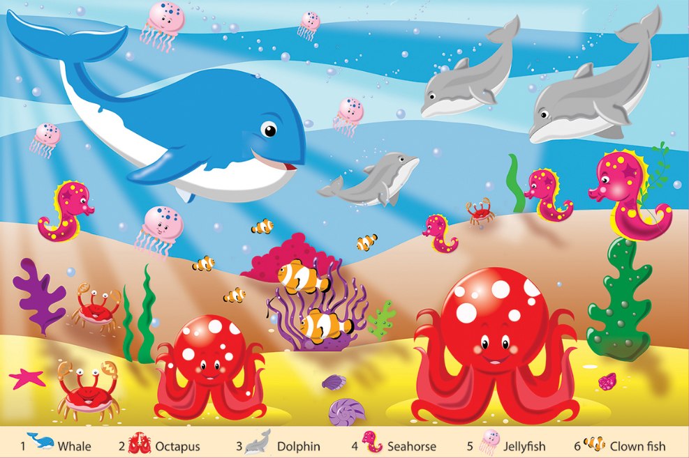 Sea Time - 24pc Floor Jigsaw Puzzle By White Mountain  			  					NEW