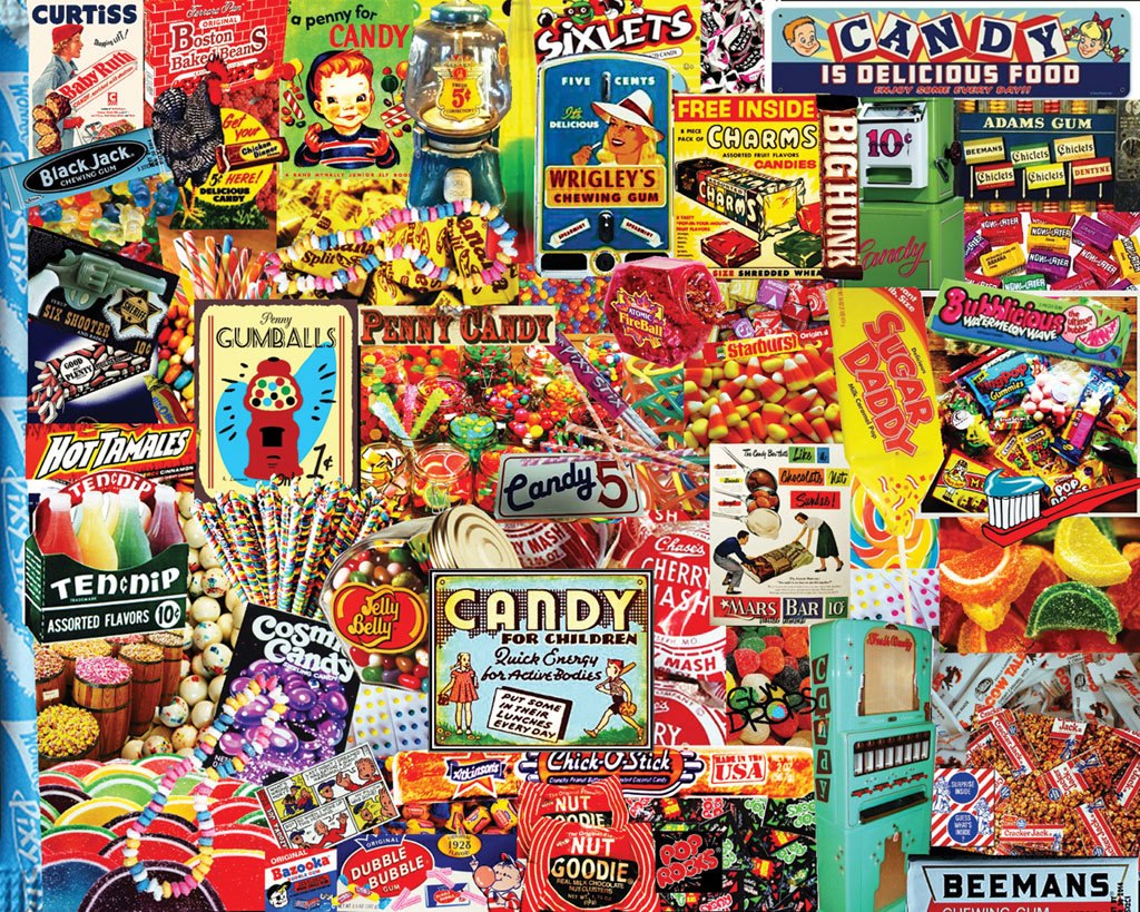 Penny Candy - 550pc Jigsaw Puzzle By White Mountain