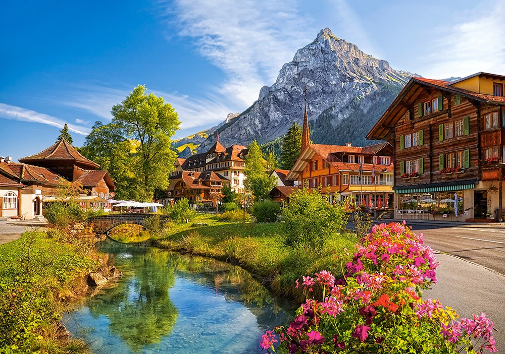 Kandersteg, Switzerland - 500pc Jigsaw Puzzle By Castorland