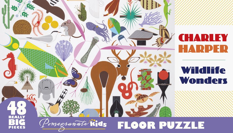 Harper: Wildlife Wonders - 48pc Floor by Pomegranate  			  					NEW