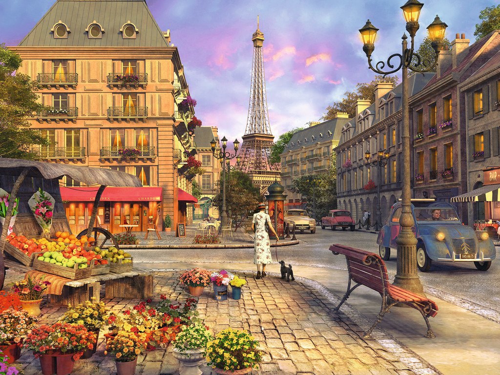 Vintage Paris - 1500pc Jigsaw Puzzle by Ravensburger