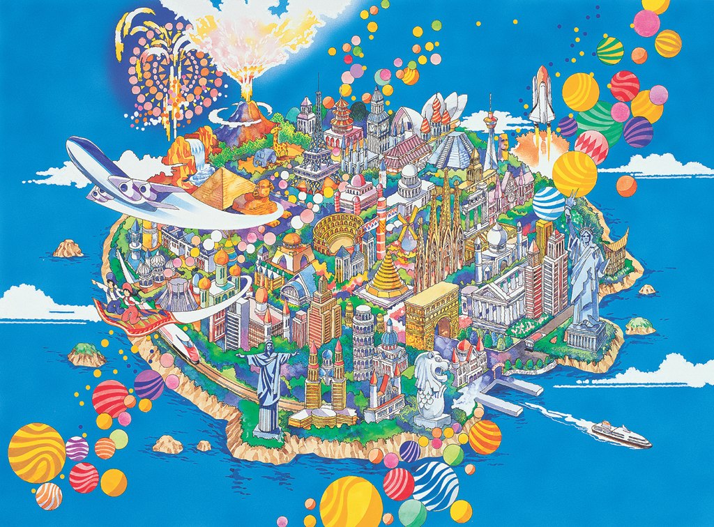World Treasures Puzzle - 500pc Jigsaw Puzzle by Tomax