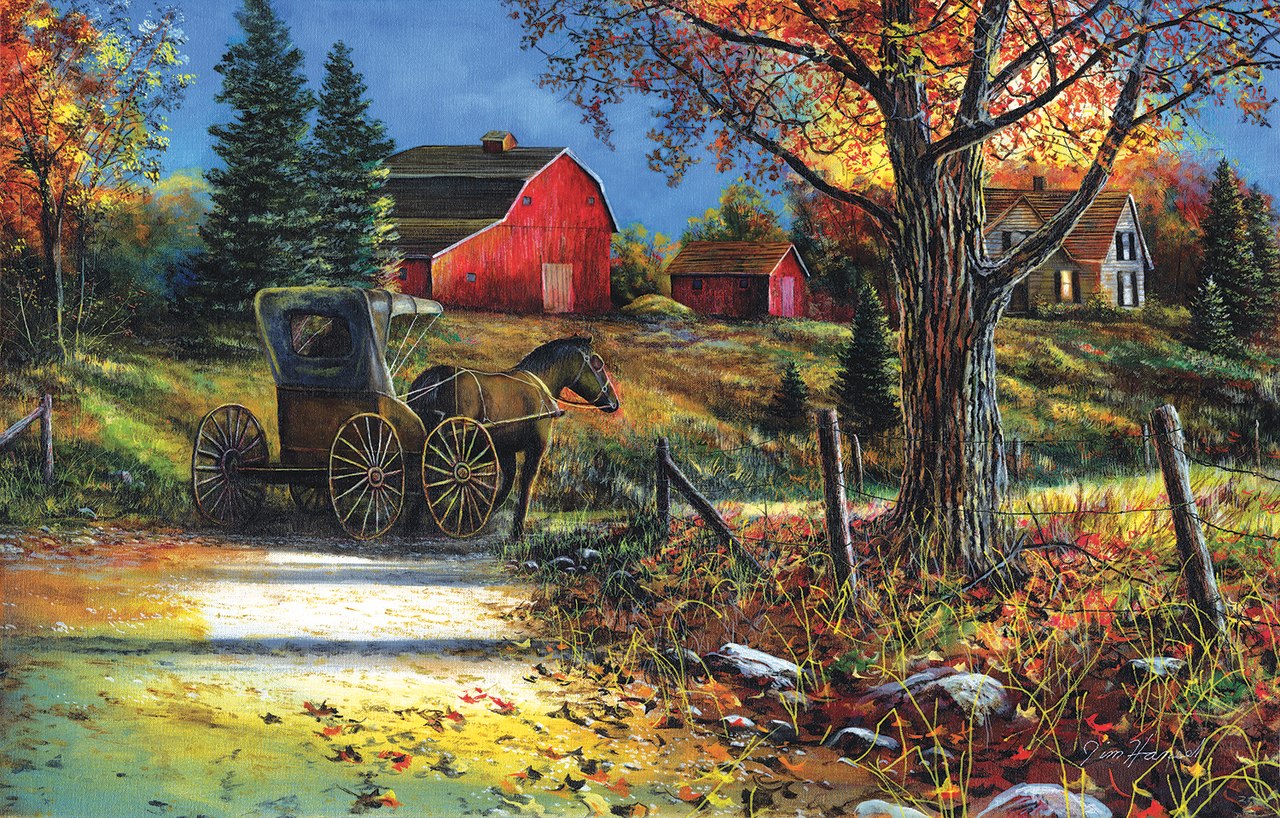 Country Roadside - 1000pc Jigsaw Puzzle by Sunsout  			  					NEW