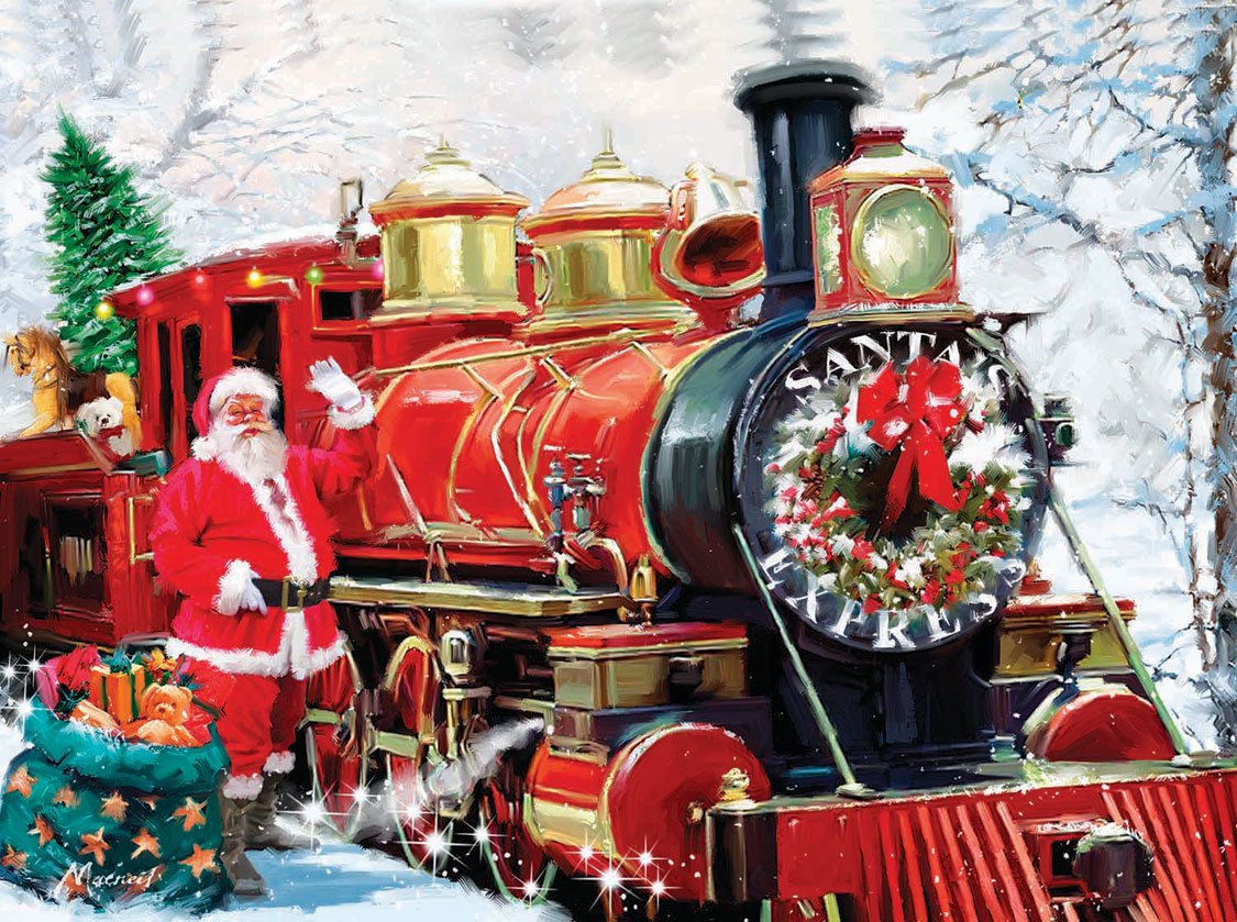 Christmas Express - 1000pc Jigsaw Puzzle by SunsOut