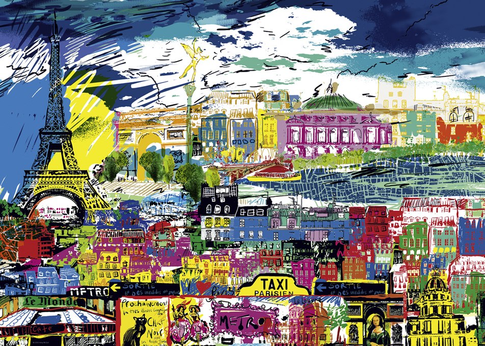 I Love Paris! - 1000pc Jigsaw Puzzle By Heye  			  					NEW