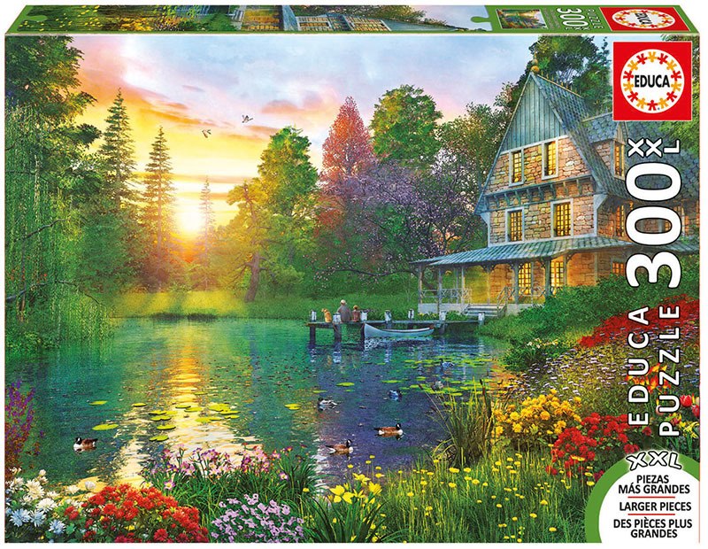 Sunset With Grandpa - 300pc Large Format Jigsaw Puzzle By Educa  			  					NEW