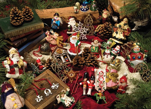 Christmas Ornaments - 275pc Large Format Jigsaw Puzzle By Cobble Hill
