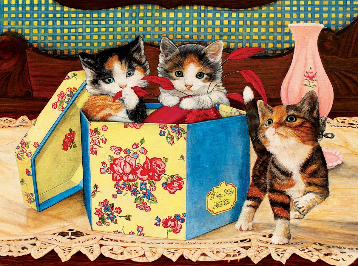 Hat Box - 1000pc Jigsaw Puzzle by Sunsout