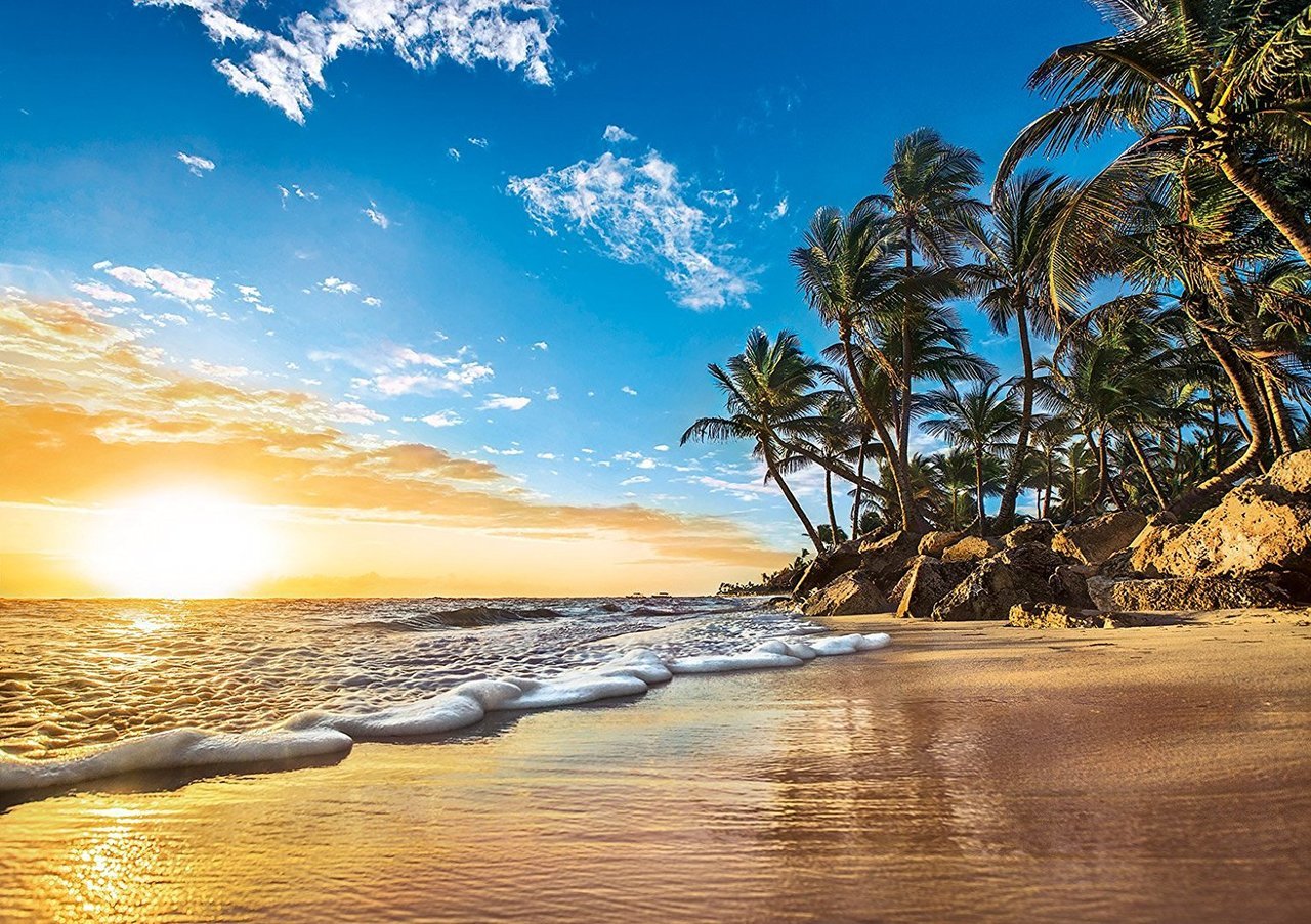 Tropical Sunrise - 1500pc Jigsaw Puzzle by Clementoni