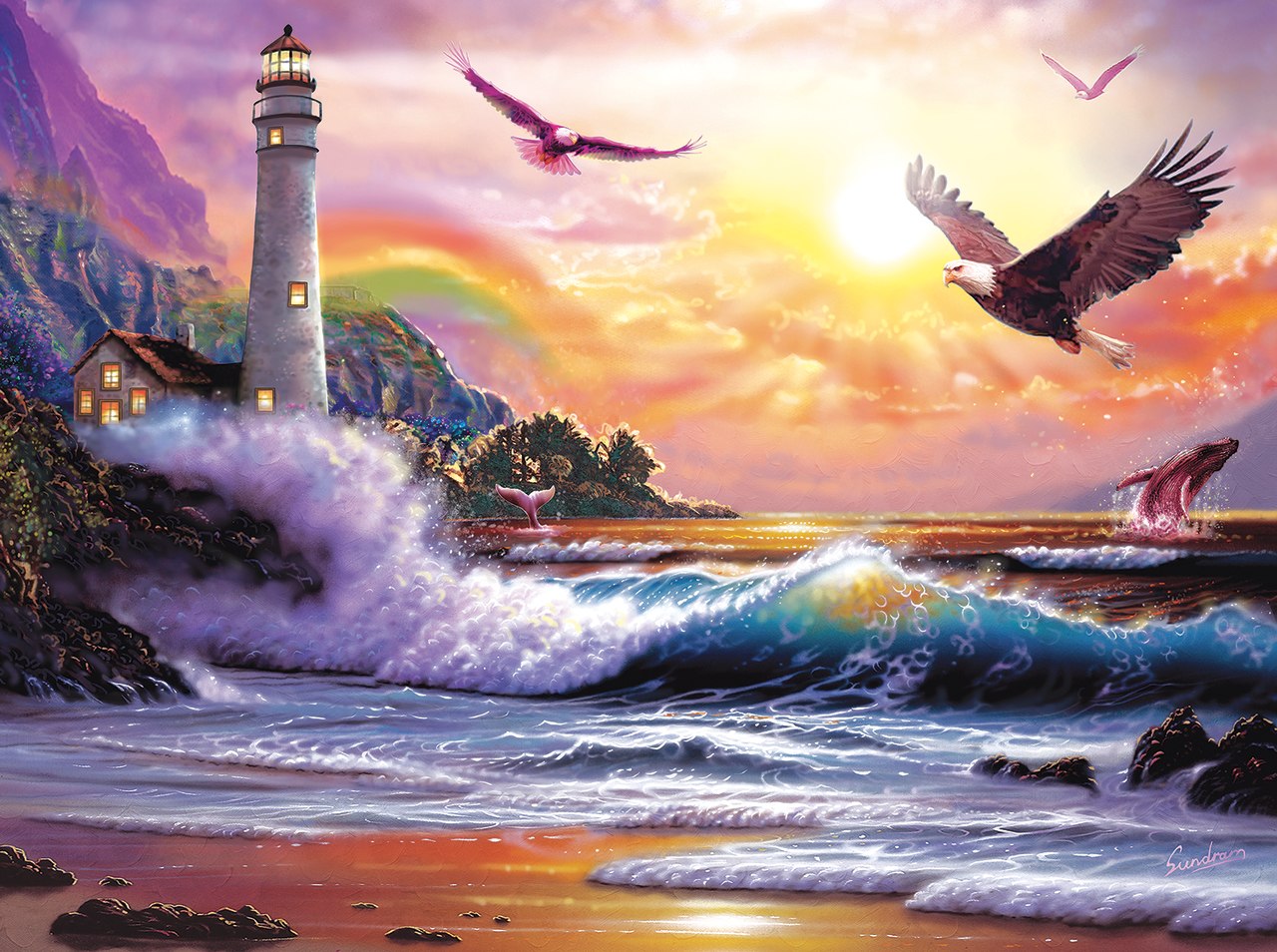 Keeping Watch - 1000pc Jigsaw Puzzle by Sunsout  			  					NEW