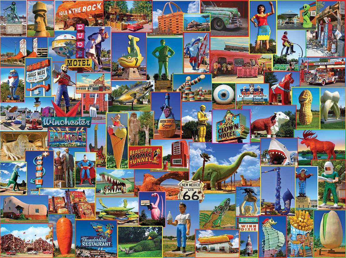 Roadside Marvels - 1000pc Jigsaw Puzzle By White Mountain