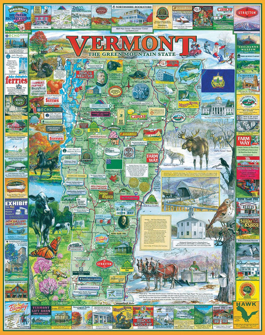 Vermont - 1000pc Jigsaw Puzzle by White Mountain