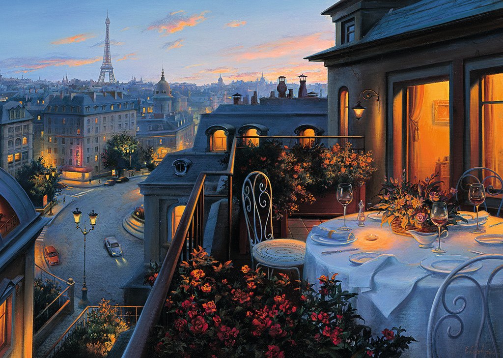 Paris Balcony - 1000pc Jigsaw Puzzle By Ravensburger