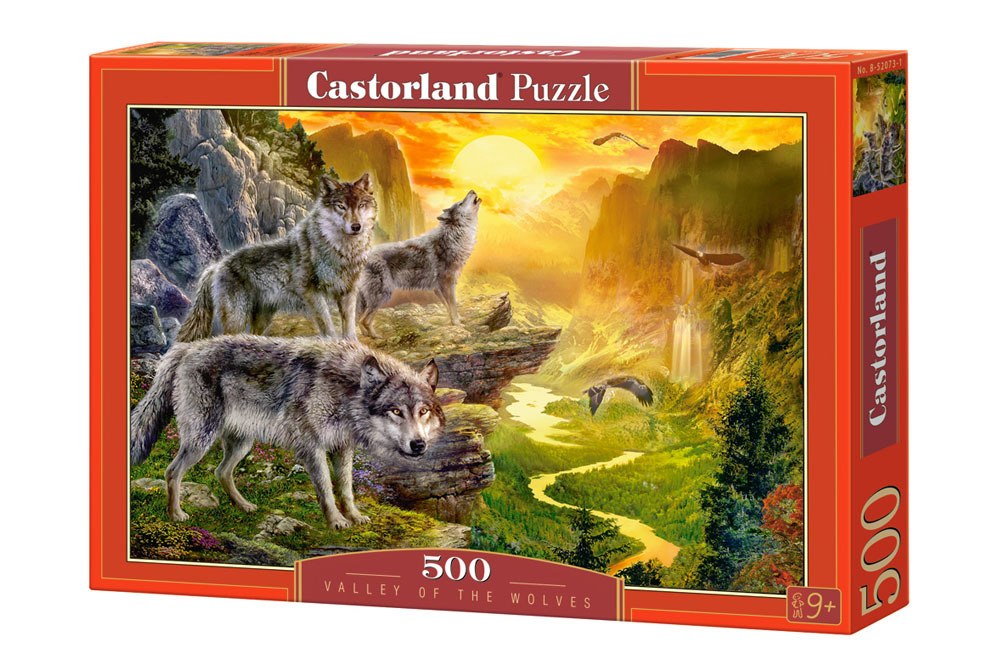 Valley of the Wolves - 500pc Jigsaw Puzzle by Castorland - image 1