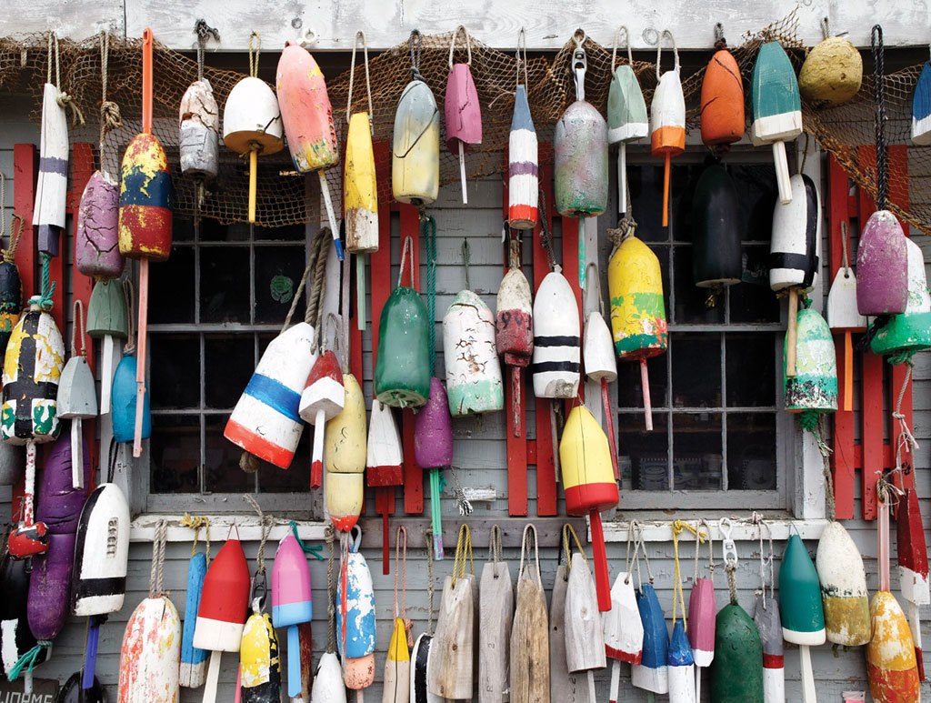 Lobster Buoys - 550pc Jigsaw Puzzle By White Mountain