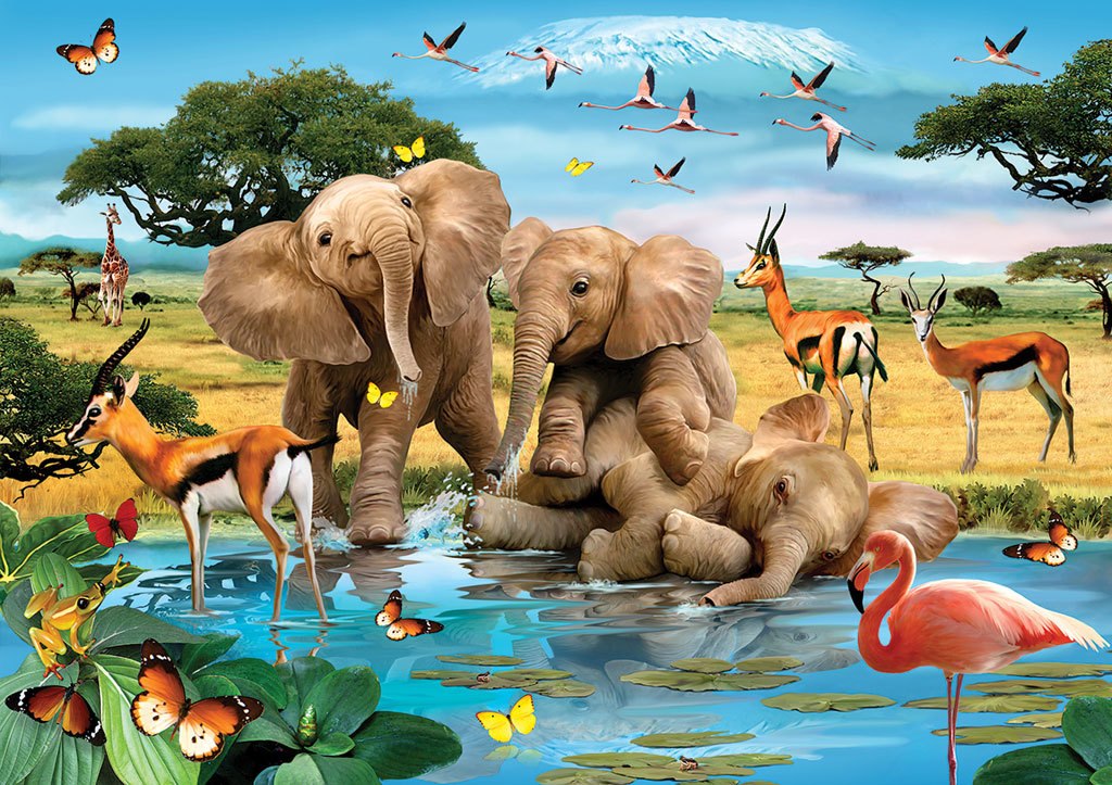 Making A Splash - 60pc Jigsaw Puzzle By White Mountain