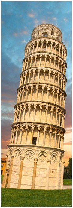 Tower of Pisa - 1000pc Vertical Jigsaw Puzzle By Heye  			  					NEW